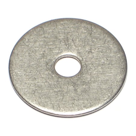 Midwest Fastener Fender Washer, For Screw Size #10 , 18-8 Stainless Steel Plain Finish, 100 PK 07576
